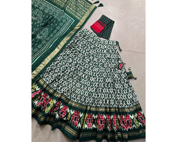 Designer heavy flowerprint bridal black wedding lehenga