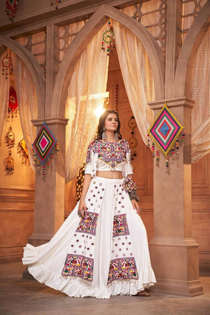 SHUBHKALA RAAS VOL 9 NAVRATRI FESTIVE WEAR READYMADE KOTI STYLE LEHENGA CHOLI