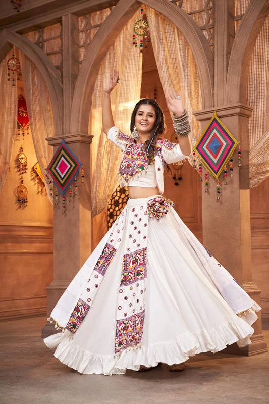 SHUBHKALA RAAS VOL 9 NAVRATRI FESTIVE WEAR READYMADE KOTI STYLE LEHENGA CHOLI
