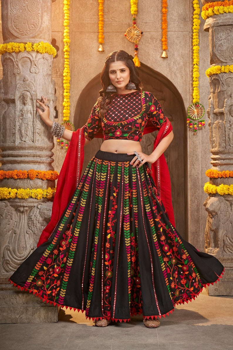 viscose rayon navratri chaniya choli