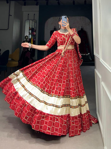 Pure Cotton Wholesale Readymade Lehenga Choli piece Catalog