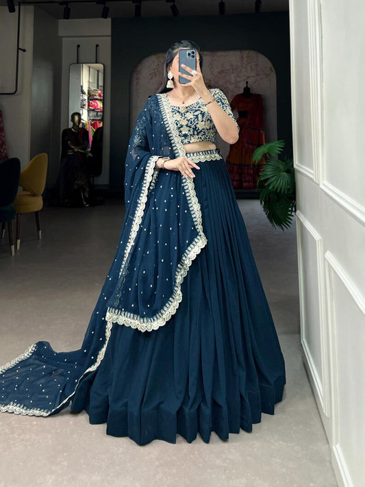 Women Embroidery Work Designer Lehenga Choli