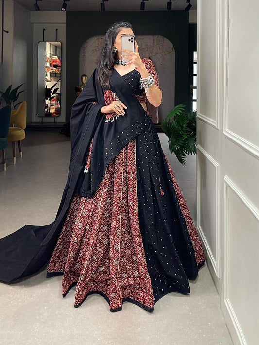 Navratri Special Pure Cotton Lehenga Choli – Beautifully Designed Festive Wear