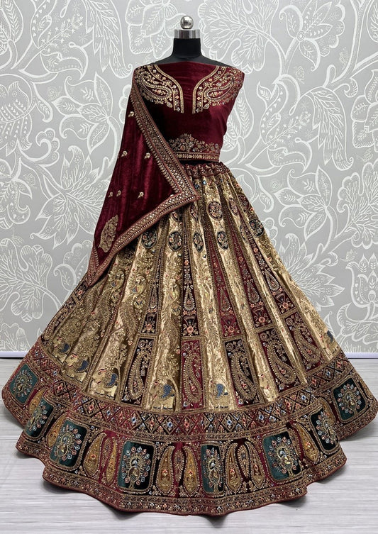 Georgette Net Exclusive Designer Sangeet Wear Lehenga Cholis Collection