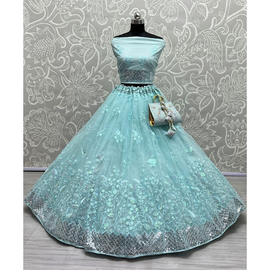 Beautiful Designer Heavy Net with Sequence Lehenga Choli