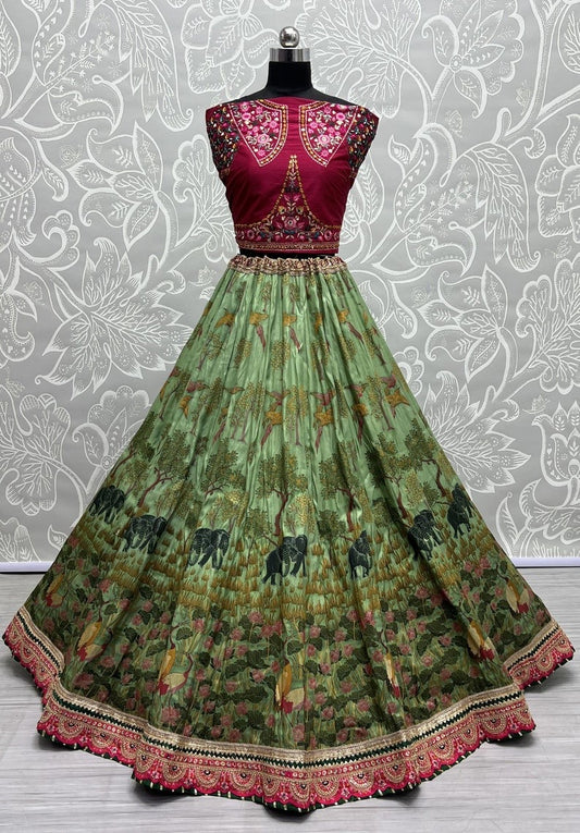 Adorable Sequins Net White Trendy Lehenga Choli