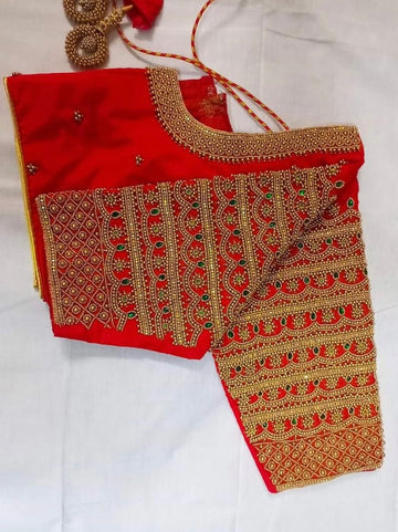 zardosi work maggam handwork Readymade Blouse