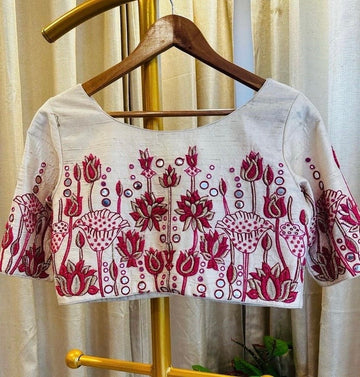 hand embroidered blouse