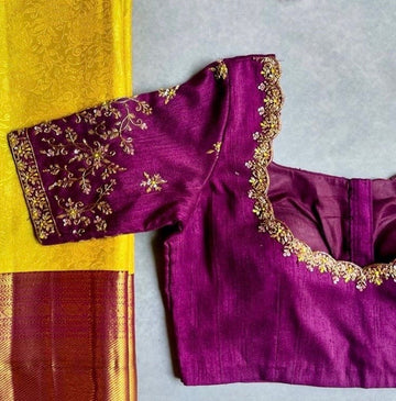 wedding hand embroidered blouse