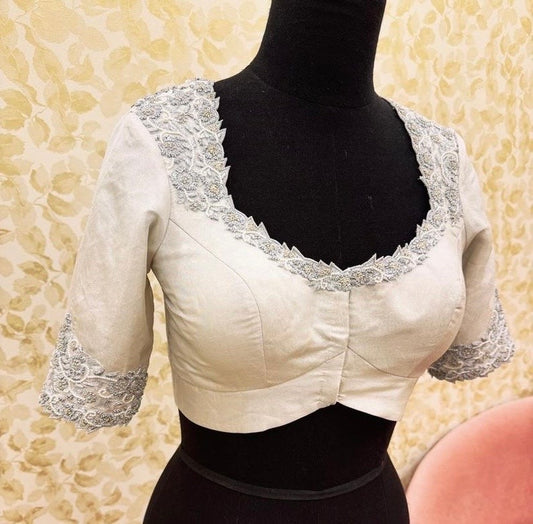 off white ready made blouse