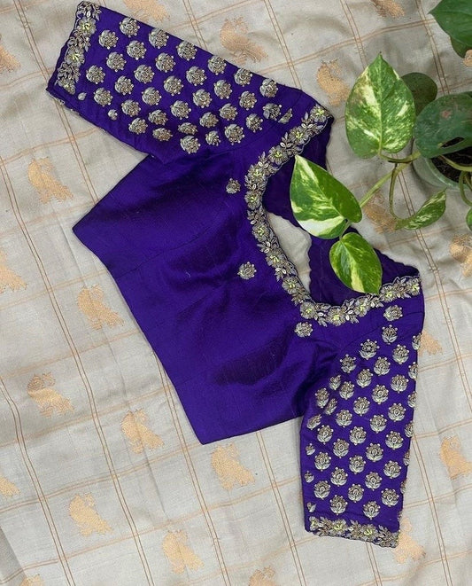 wedding hand embroidered blouse