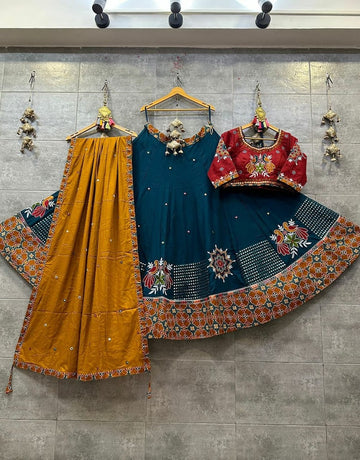 Elegant Mauve Net Lehenga with Sequin Leaves - Bridal Wear