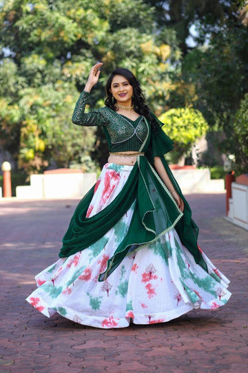Malai Silk Party Wear Ladies Fancy Lehenga Choli