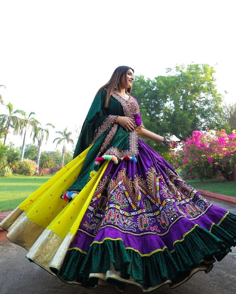 Cotton Printed Designer Lehenga Choli
