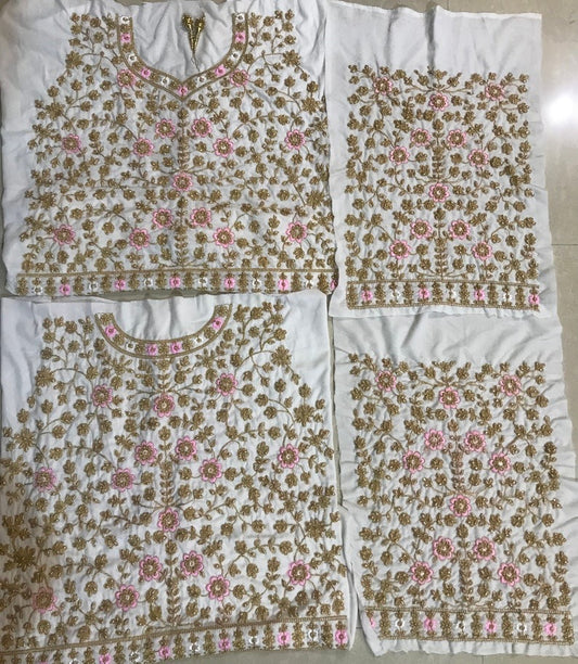 Banarasi Indo-Western Crop Top Ready Made Lehenga