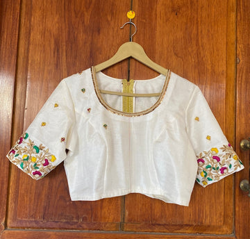 multicolor maggam blouse