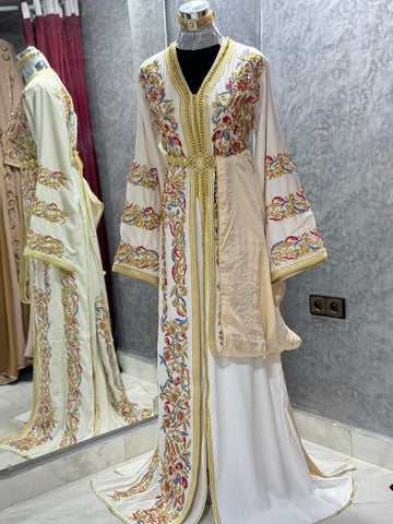 White Royal Caftan for Women