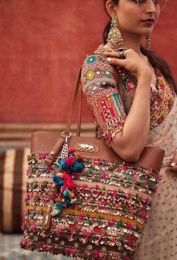 Beautiful multicolor sequin blouse