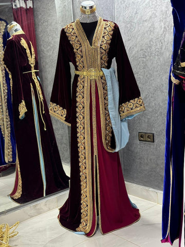 Black kaftan for Women