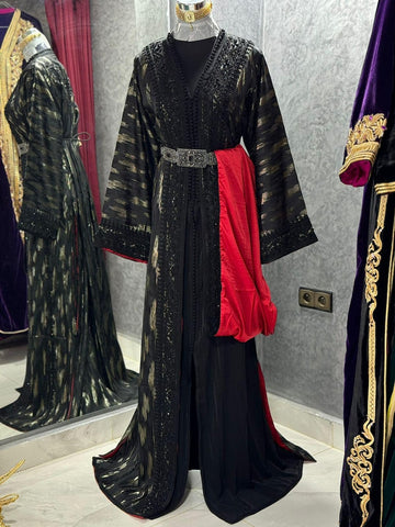 Black kaftan for Women