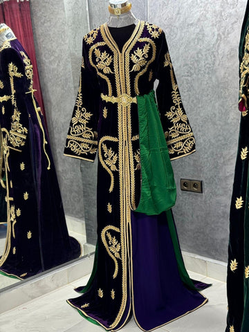 Moroccan Embroidered Kaftan