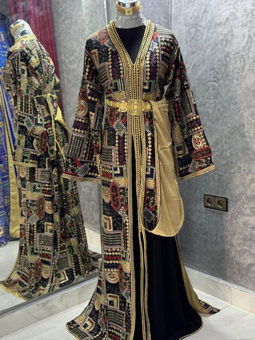 Moroccan Handmade Embroidered Kaftan
