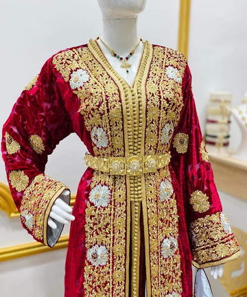 Moroccan Takchita Red Dress