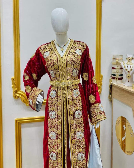 Moroccan Takchita Red Dress