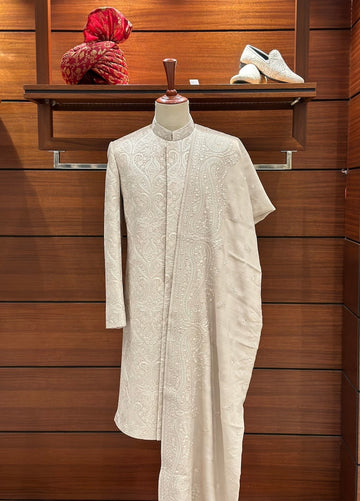 Exclusive Tea Pink Sherwani for men