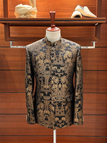 Black Prince coat for men