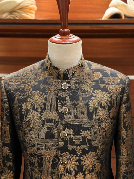 Black Prince coat for men