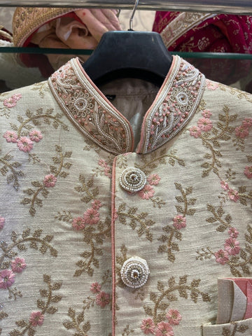 Men’s elegant luxury Traditional multi thread indian wedding sherwani