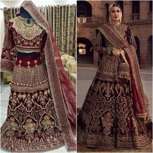 maroon kalidar organza peshwas multi-hued golds