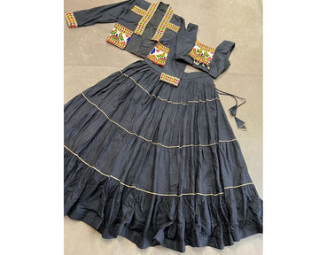 Beautifull Embroidey Zari Work Lehenga For Women With Blouse Piece And Dupatta