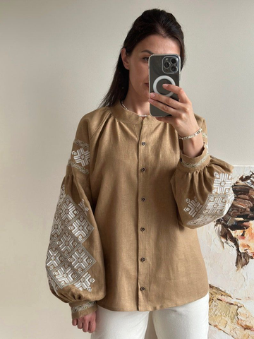 Embroidered bohemian blouse